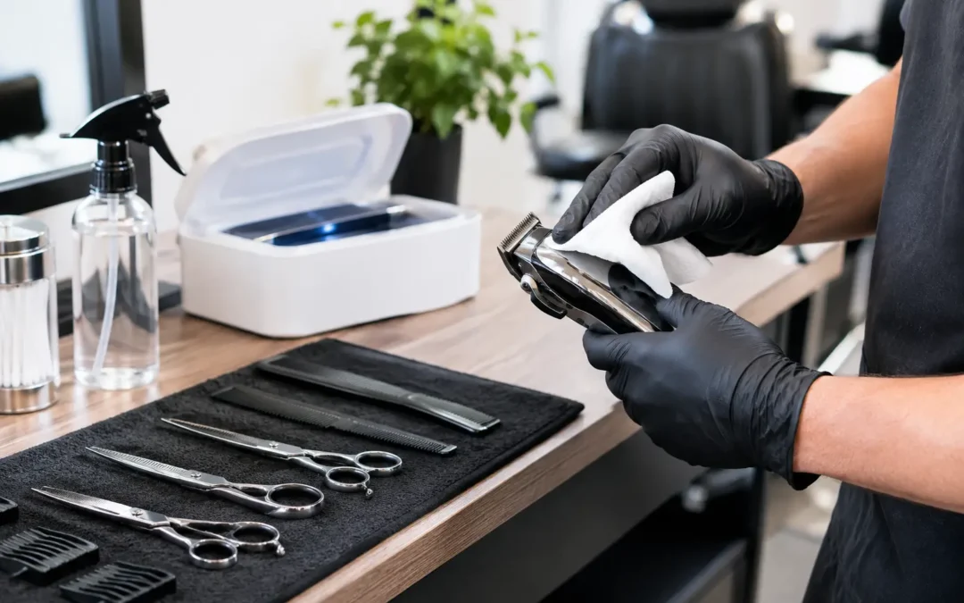 How to Sanitize Barber Tools Between Clients
